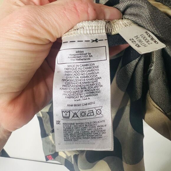 Adidas Black Tan Plaid Check Long Sleeve Button Up Shirt five ten Five Ten Brand - Picture 8 of 12